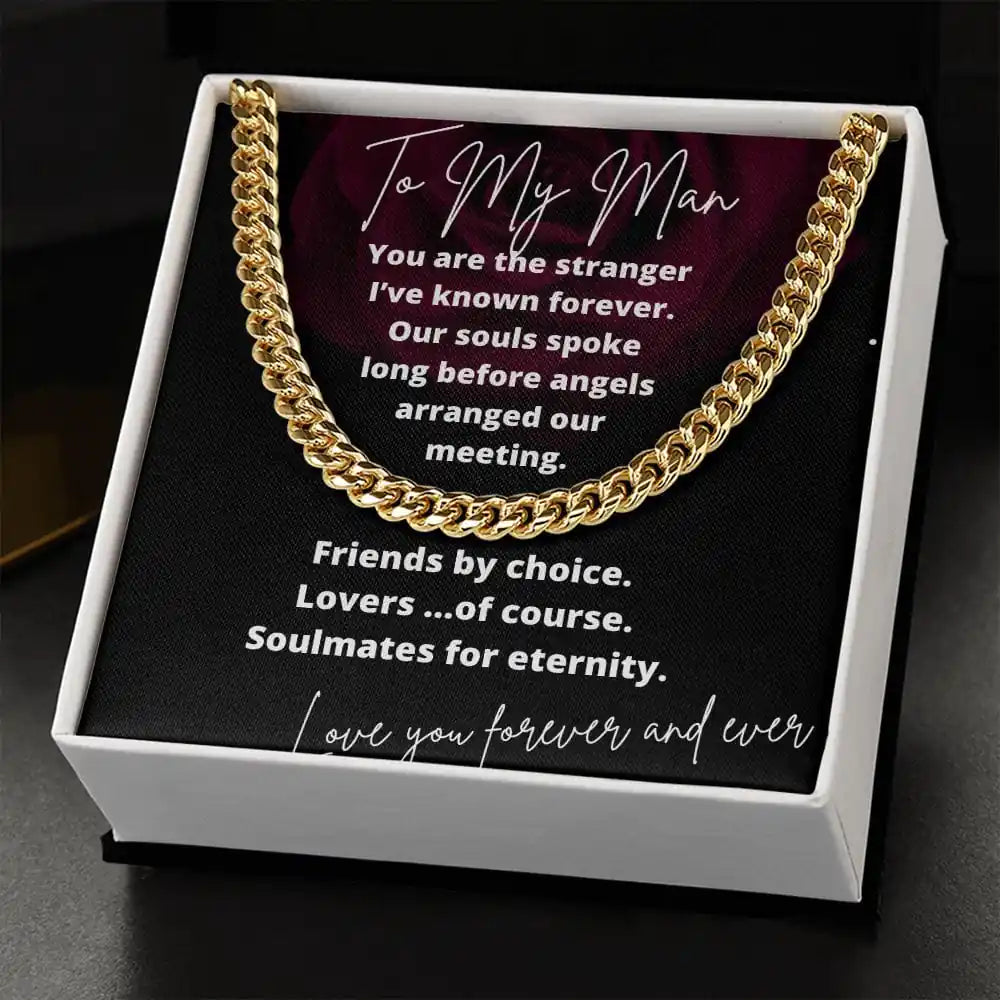 Stranger I've Known Cuban Chain Gift For Men Gift for Jewelry | Gifting2Go