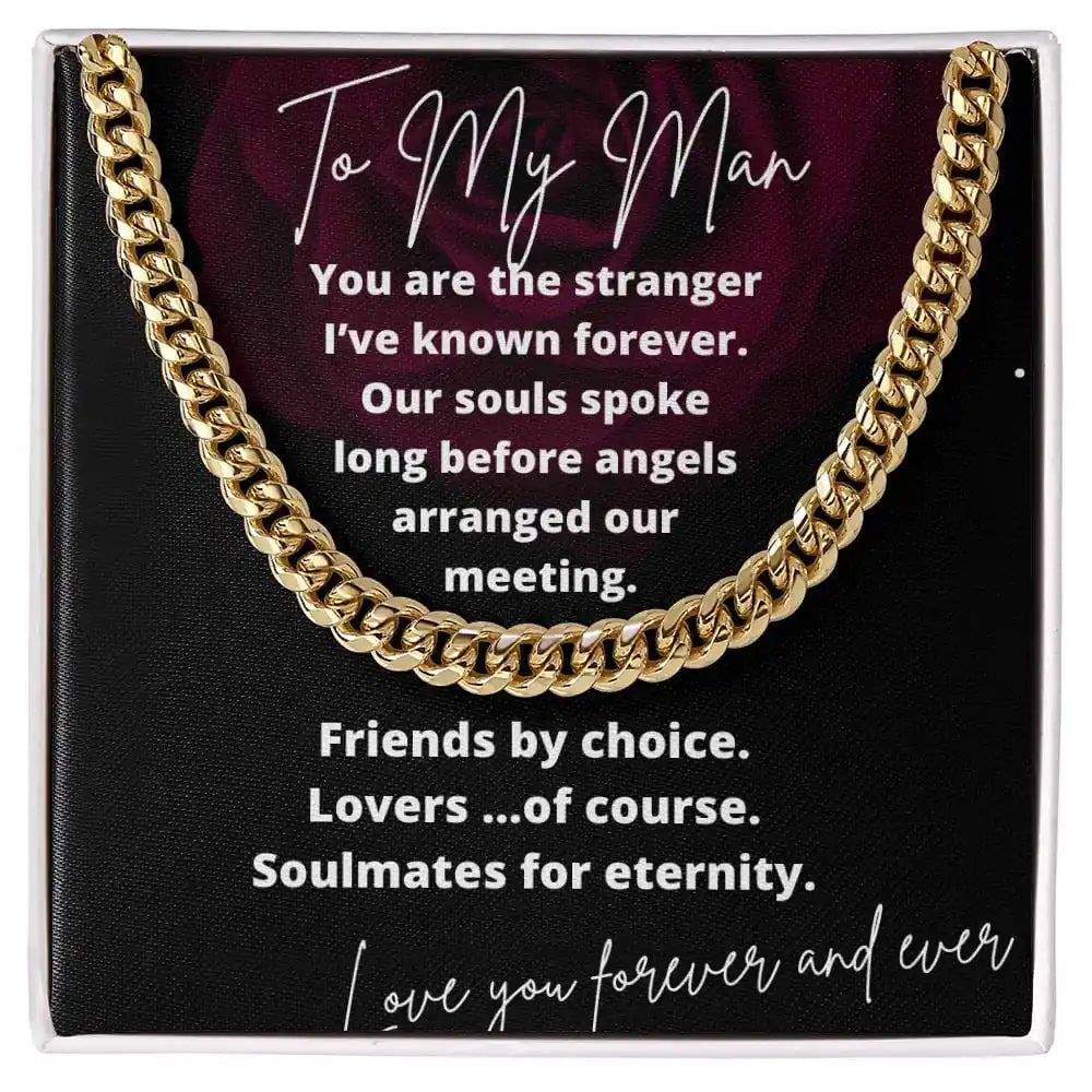 Stranger I've Known Cuban Chain Gift For Men Gift for Jewelry | Gifting2Go