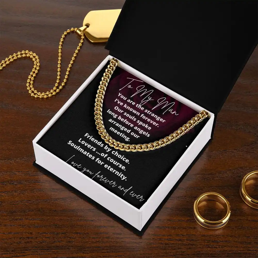 Stranger I've Known Cuban Chain Gift For Men Gift for Jewelry | Gifting2Go