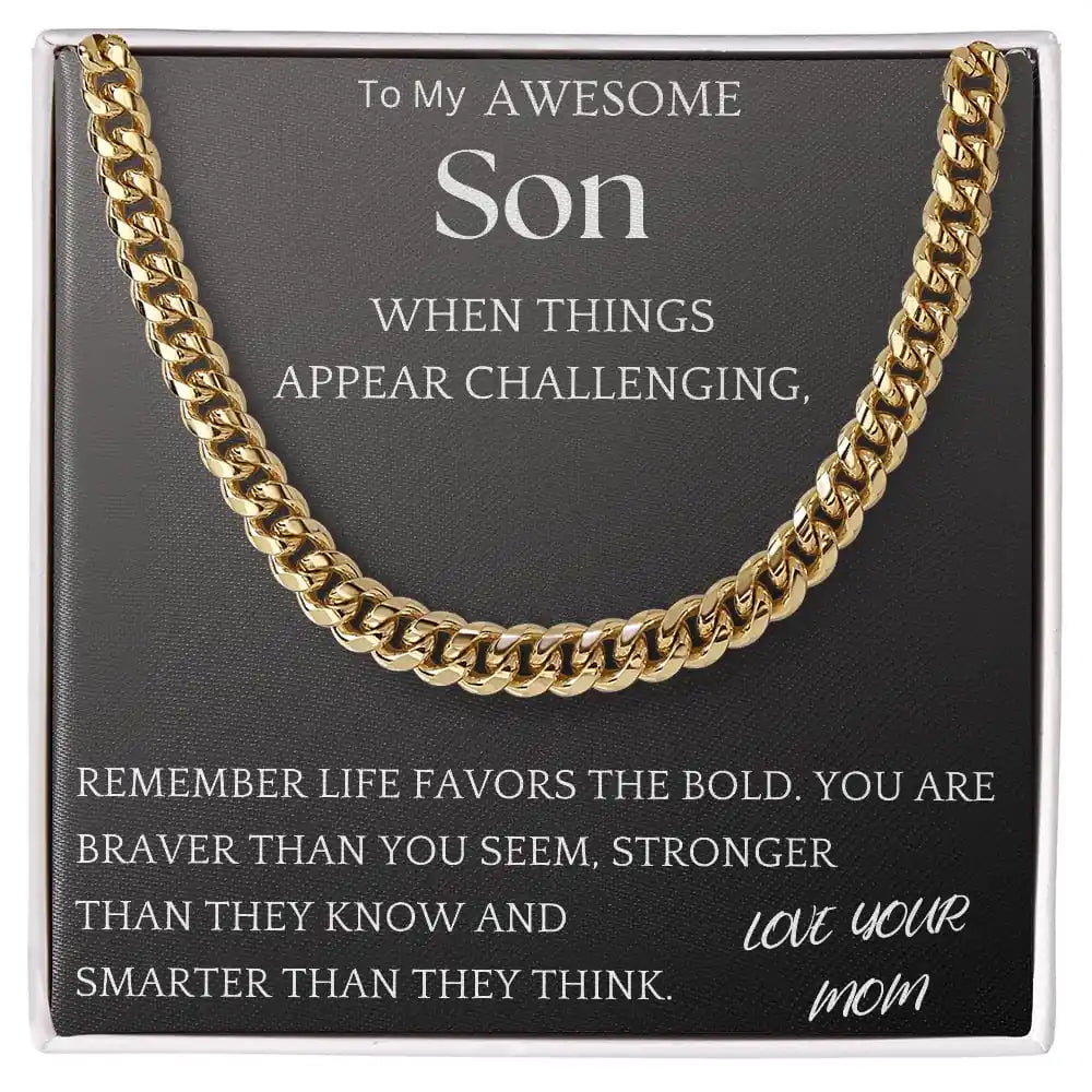Stronger Than They Know Chain Jewelry Gift For Son Gift for Jewelry | Gifting2Go