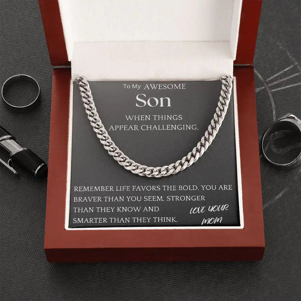 Stronger Than They Know Chain Jewelry Gift For Son Gift for Jewelry | Gifting2Go