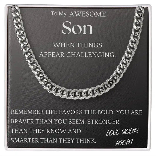 Stronger Than They Know Chain Jewelry Gift For Son Gift for Jewelry | Gifting2Go
