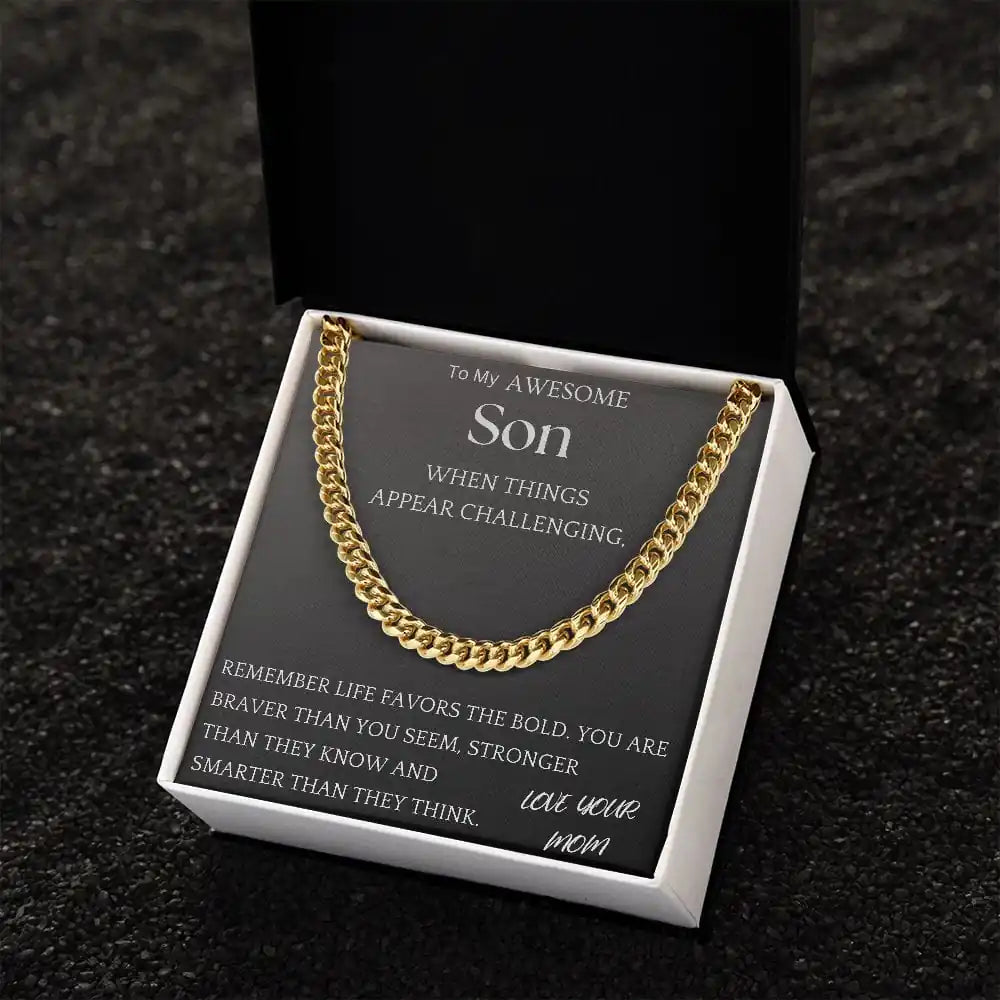 Stronger Than They Know Chain Jewelry Gift For Son Gift for Jewelry | Gifting2Go