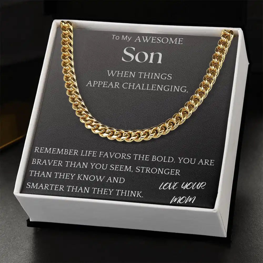 Stronger Than They Know Chain Jewelry Gift For Son Gift for Jewelry | Gifting2Go