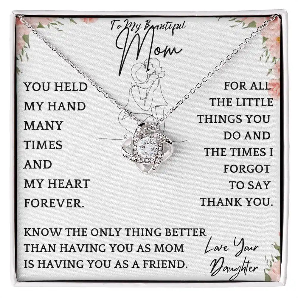 Thank You Mom Necklace Gift Gift for Jewelry | Gifting2Go