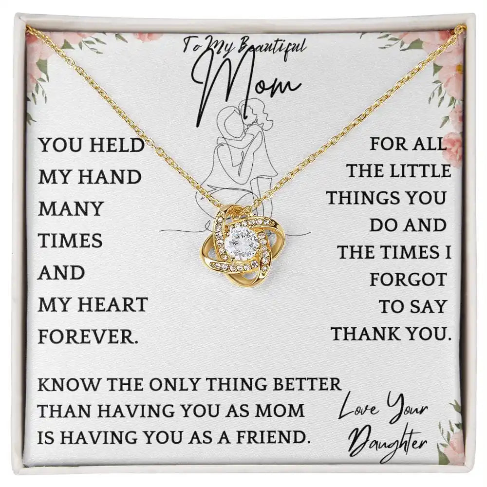 Thank You Mom Necklace Gift Gift for Jewelry | Gifting2Go