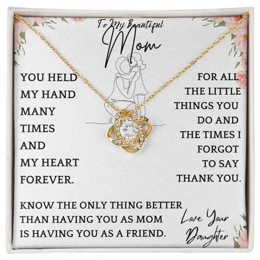 Thank You Mom Necklace Gift Gift for Jewelry | Gifting2Go