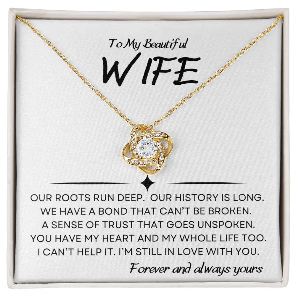 Unbroken Bond Wife Necklace Gift for Jewelry | Gifting2Go
