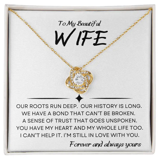 Unbroken Bond Wife Necklace Gift for Jewelry | Gifting2Go