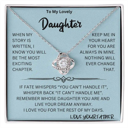 Whispers Back Necklace Daughter Gift Gift for Jewelry | Gifting2Go