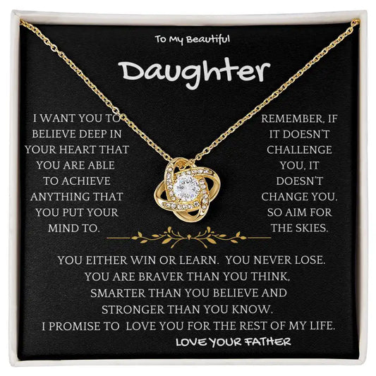Win Or Learn Daughter Gift Gift for Jewelry | Gifting2Go
