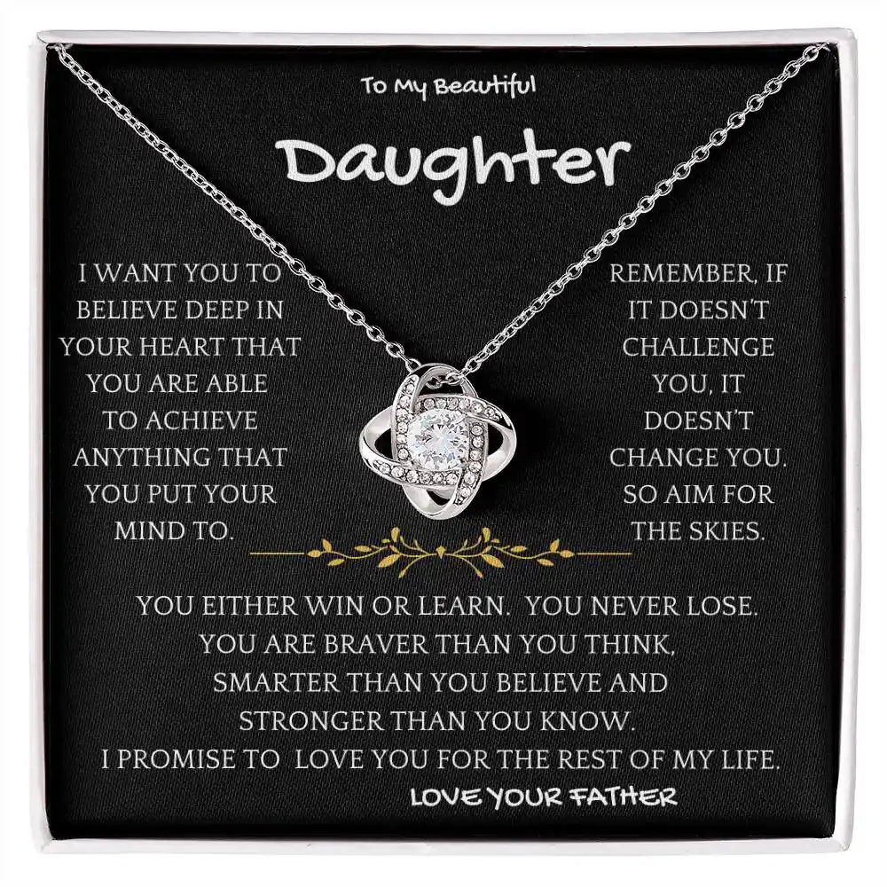 Win Or Learn Daughter Gift Gift for Jewelry | Gifting2Go