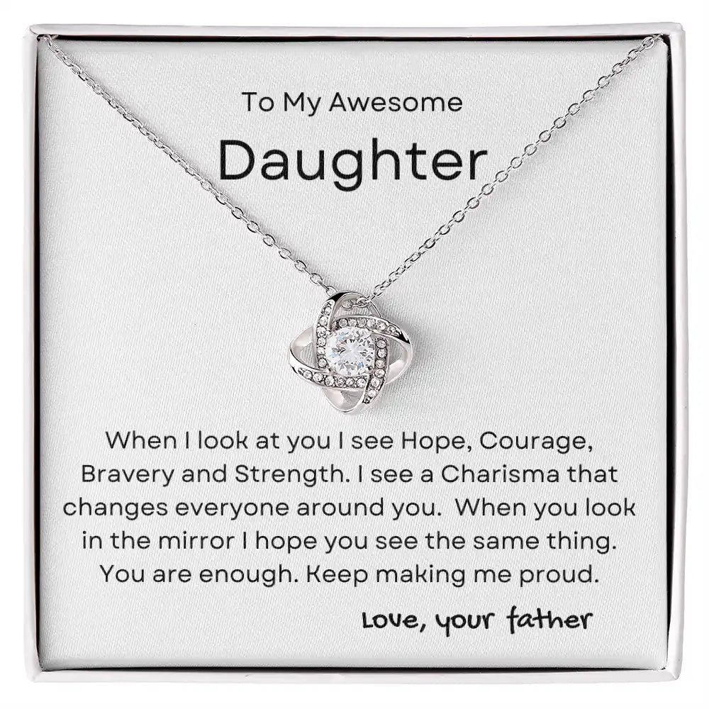 You Are Enough Daughter Necklace Gift for Jewelry | Gifting2Go
