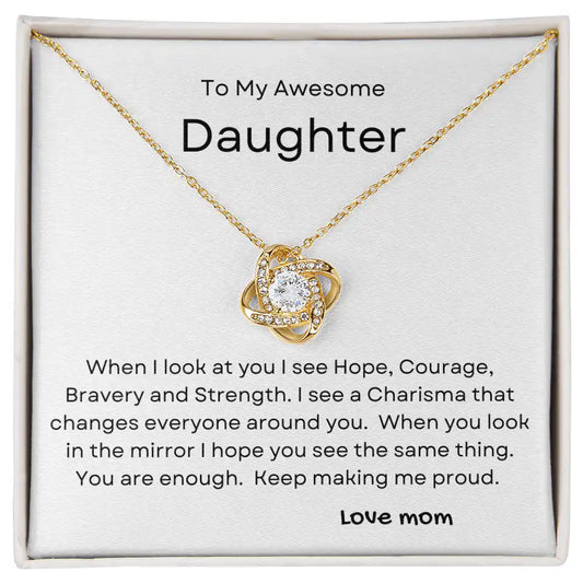 You Are Enough Necklace From Mom Gift for Jewelry | Gifting2Go