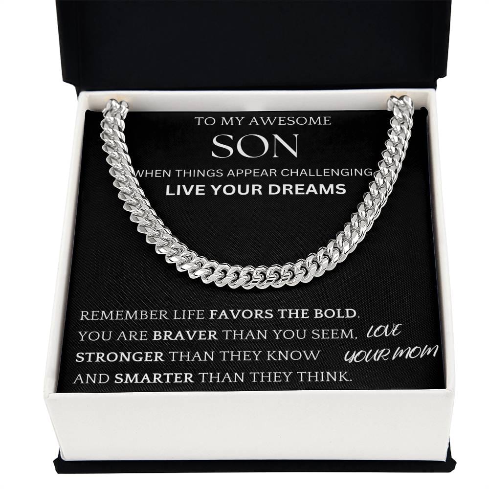 Live Your Dreams Gift For Son