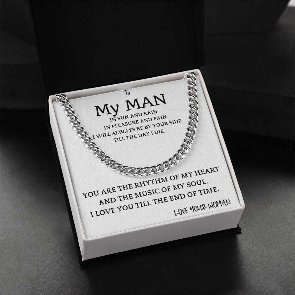 Music of My Heart Cuban Chain Gift For Men