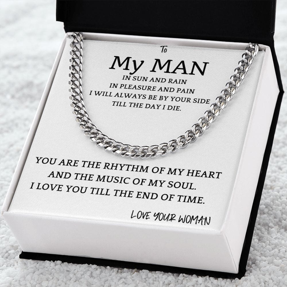 Music of My Heart Cuban Chain Gift For Men