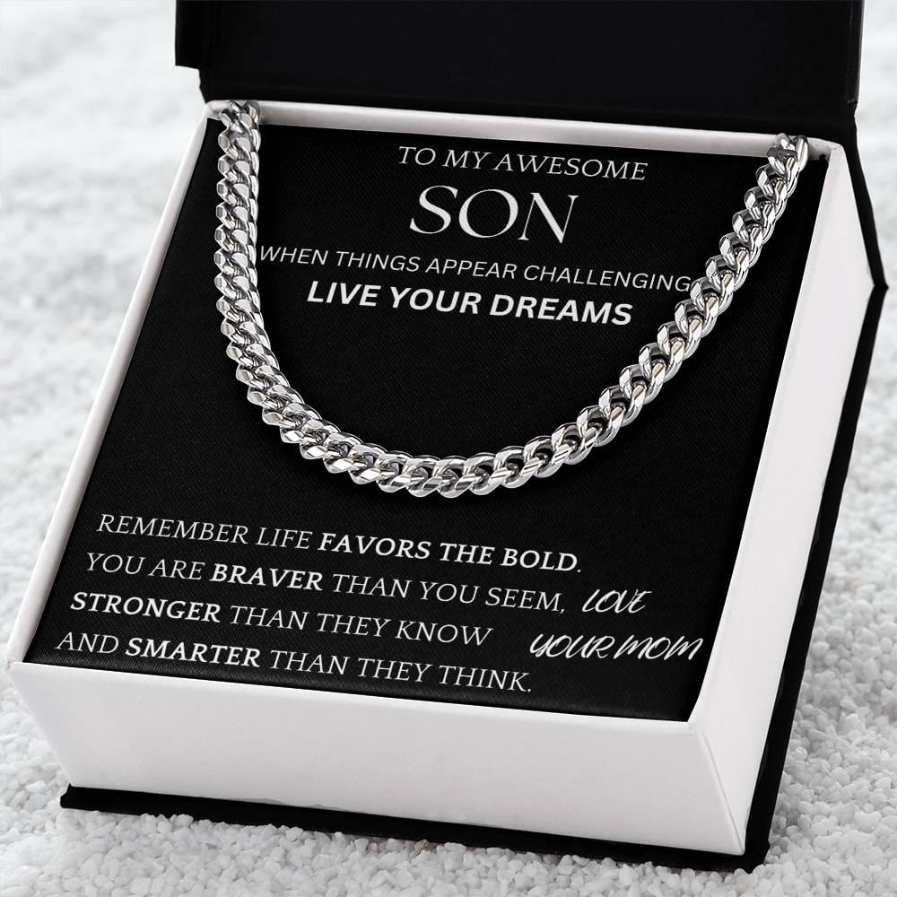 Live Your Dreams Gift For Son