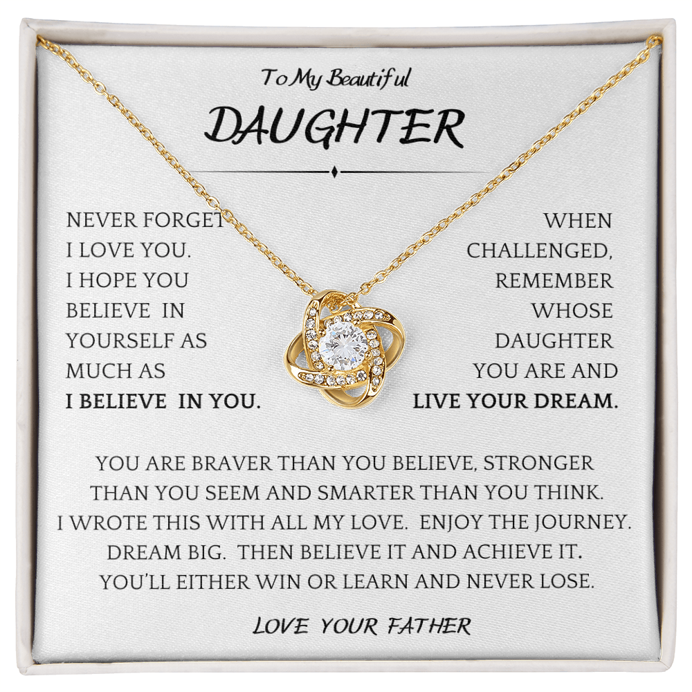 Achieve It and Believe It Daughter Gift