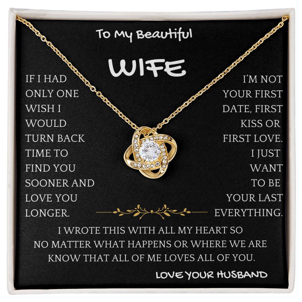 First Kiss Necklace Gift Wife