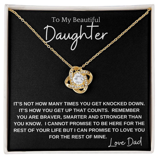 Get Back Up Necklace Gift For Daughter