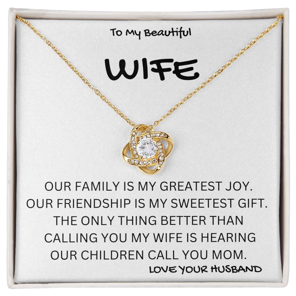 Greatest Joy Wife Necklace