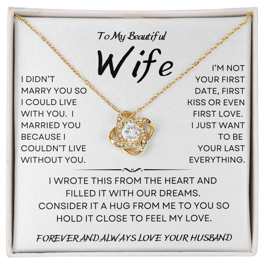 Last Everything Wife Necklace