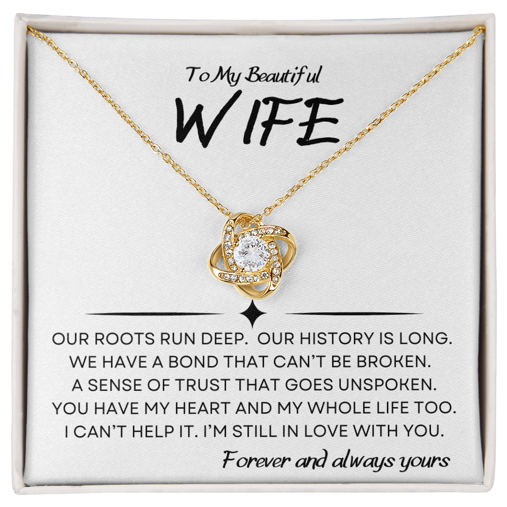 Unbroken Bond Wife Necklace