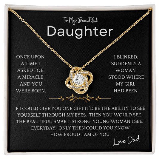 See Yourself Daughter Necklace