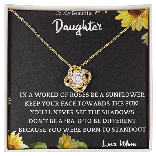 Born To Standout Necklace Gift For Daughter