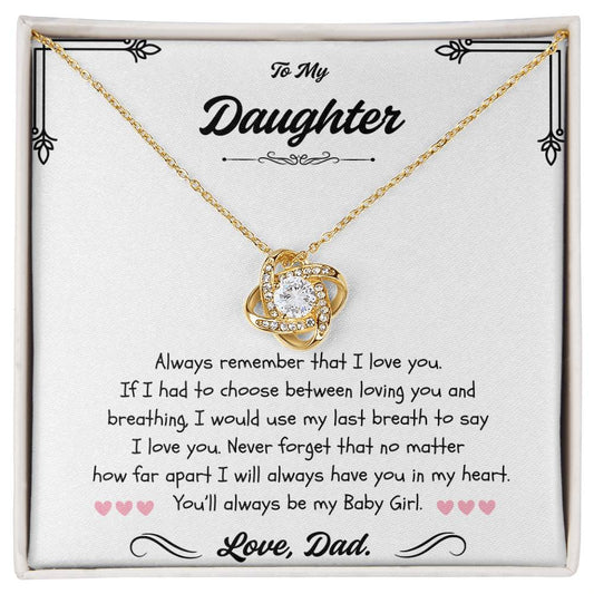 No Matter Necklace Daughter Gift