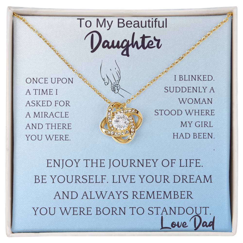 Journey of Life Daughter Necklace