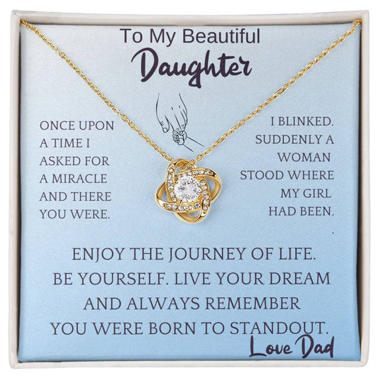 Journey of Life Daughter Necklace