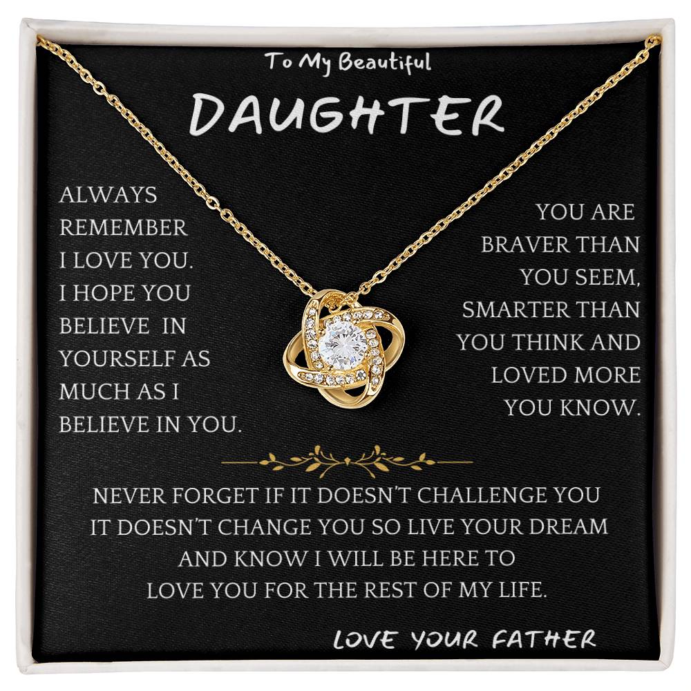 Smarter, Braver,Daughter Gift Father