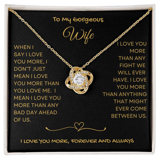 Love You More Wife Gift