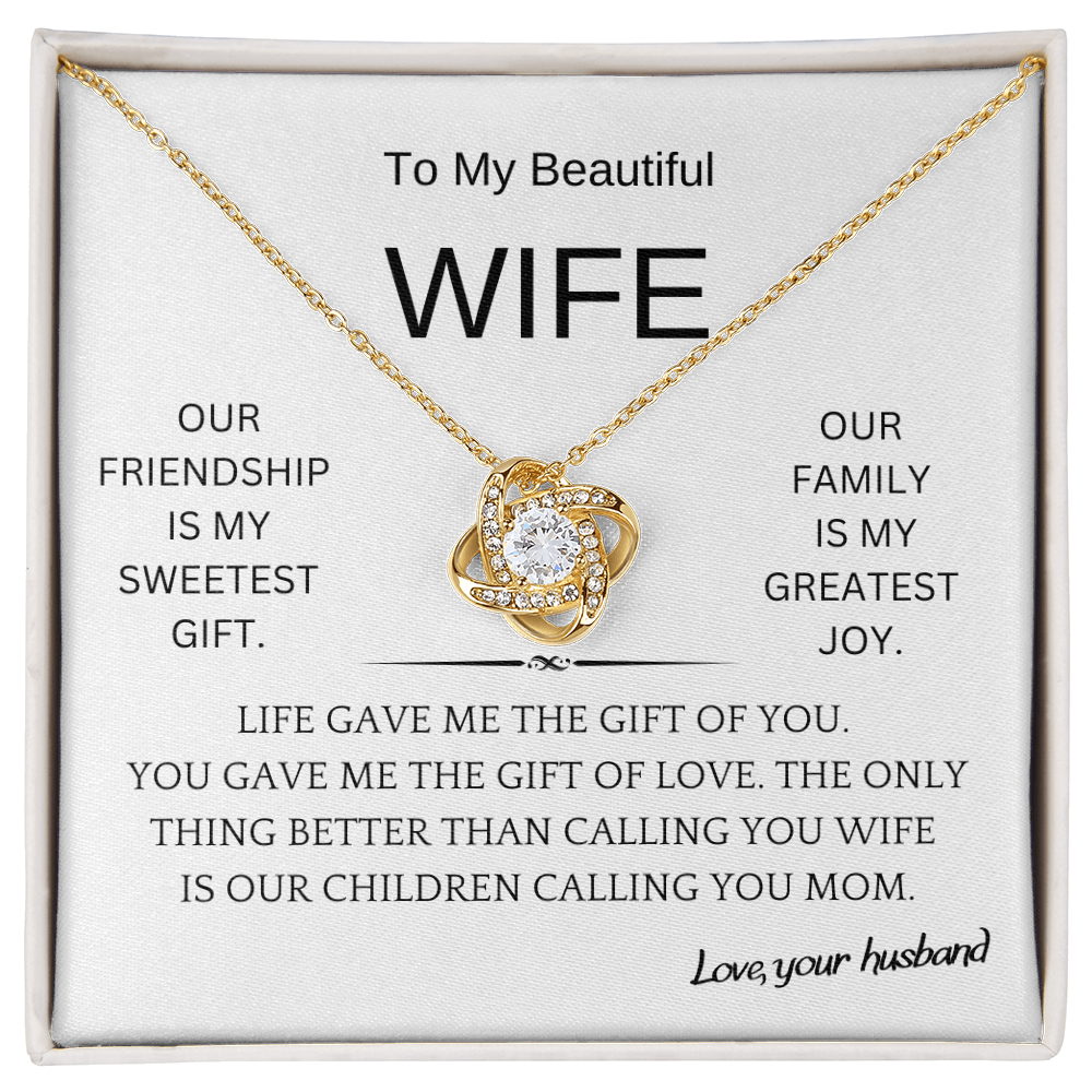 Greatest Joy Necklace Wife