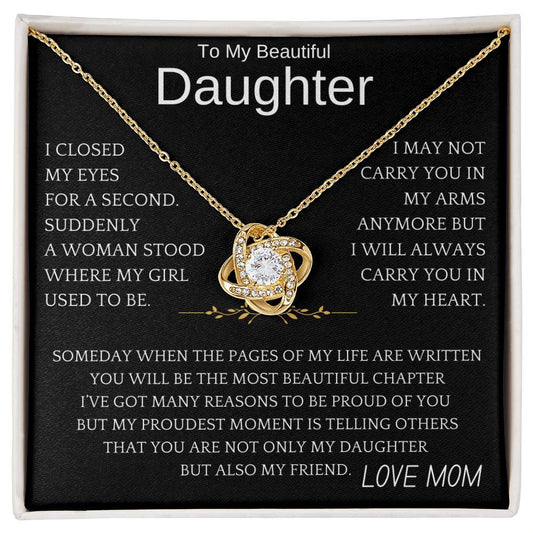 Not Only My Daughter Necklace From Mom