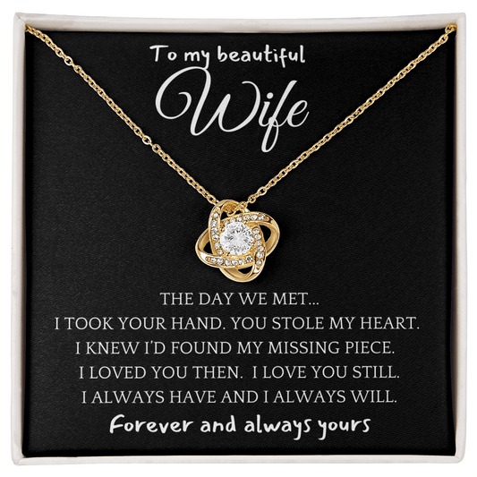 Always Will Wife Necklace