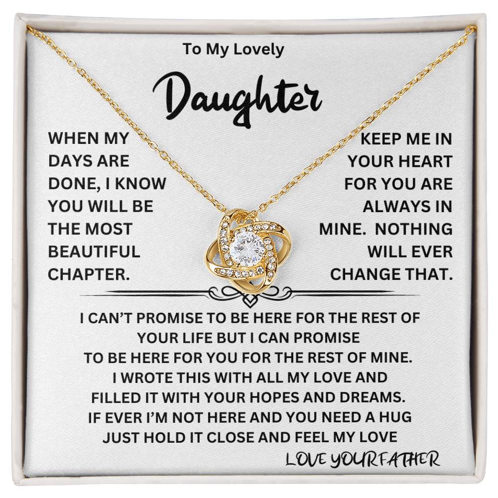 Beautiful Chapter Necklace Gift For Daughter