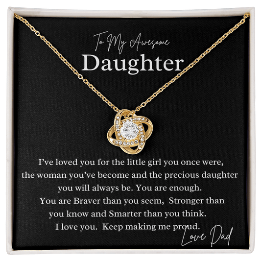 Awesome Daughter Pendant