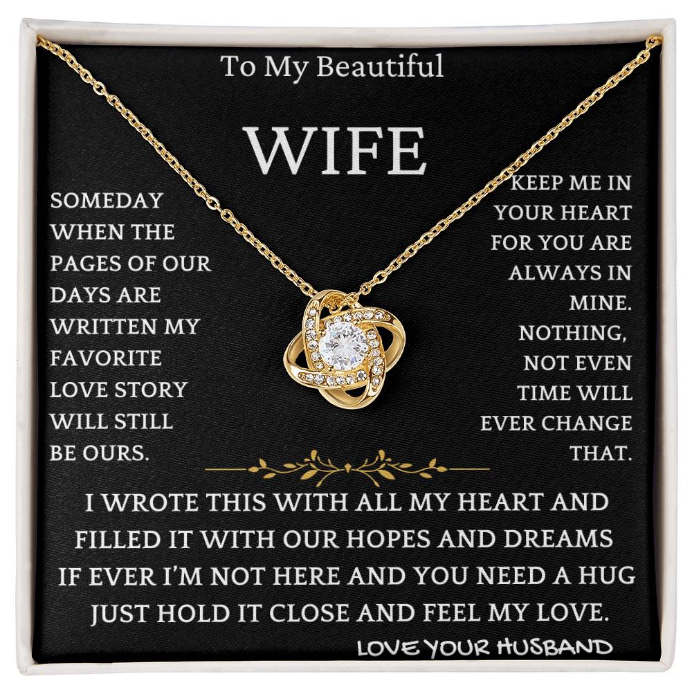 Heartfelt Wife Gift Necklace