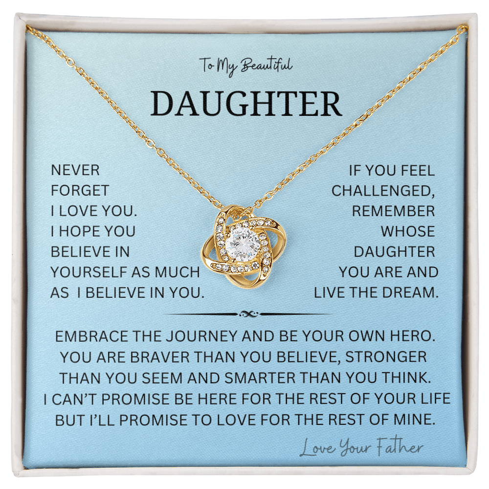 Embrace Journey Daughter Necklace