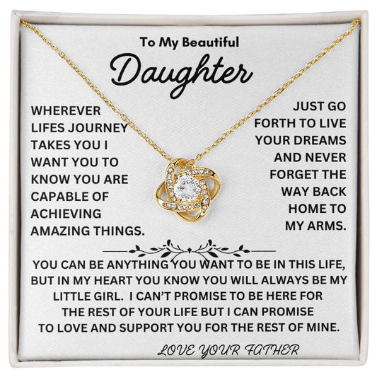 Capable Of Achieving Necklace Gift Daughter