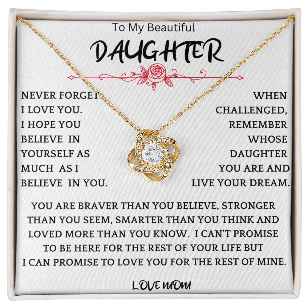 Live Your Dreams Necklace Gift For Daughter r1