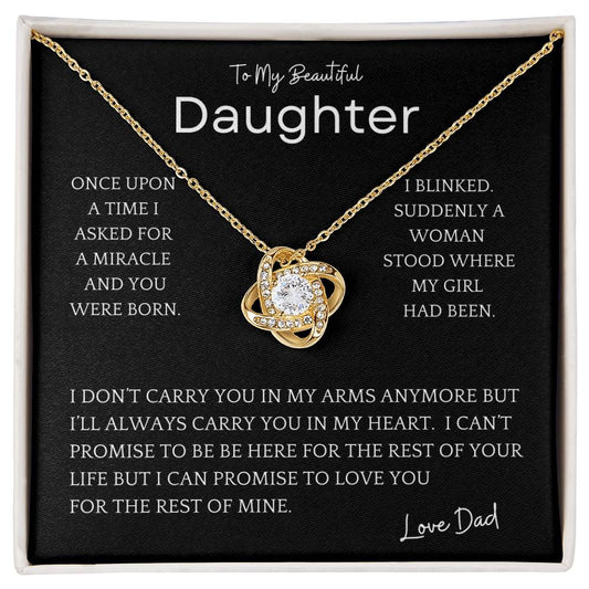 Miracle Necklace Daughter Gift