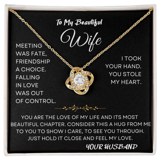 Stolen Heart Necklace Wife Gift