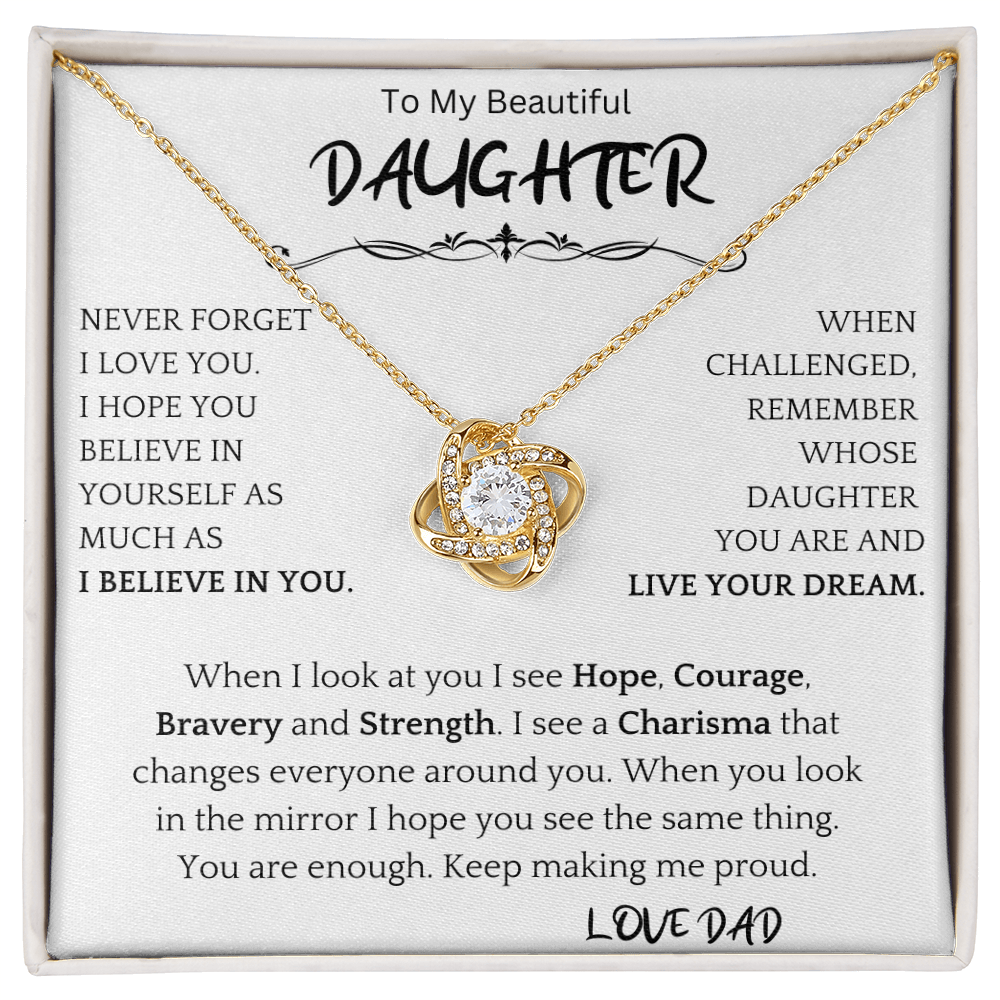 Hope, Courage Daughter Gift