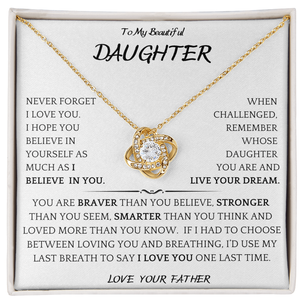 Braver Necklace Gift Daughter