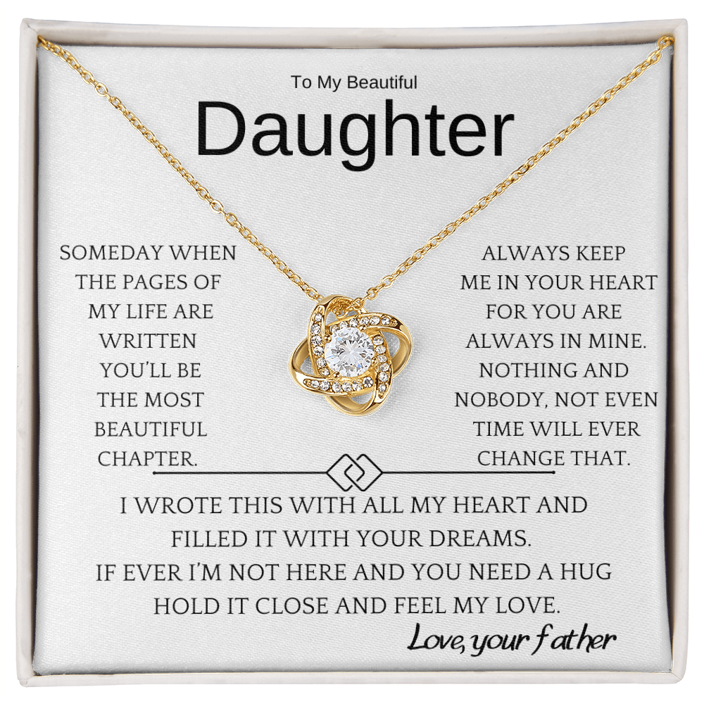 Filled With Dreams Daughter Necklace