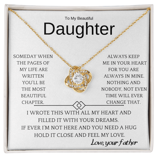 Filled With Dreams Daughter Necklace